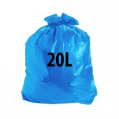 Saco para Lixo Normal  20L Azul (100 unidades)