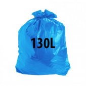 Saco para Lixo Super Reforçado 130L Azul (100 unidades)