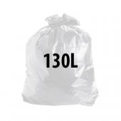 Saco para Lixo Super Reforçado 130L Branco (100 unidades)