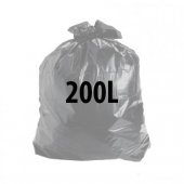 Saco para Lixo Extra Reforçado 200L Cinza (50 unidades)