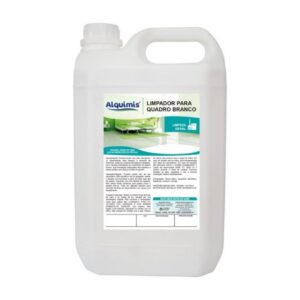 Descubra o Limpador para Quadro Branco, a solução ideal para uma limpeza eficaz e segura. Desenvolvido para remover manchas e resíduos de canetas, garante a longevidade e clareza das suas superfícies. Ideal para uso regular em ambientes escolares e profissionais, este limpador é versátil e converte a limpeza em uma tarefa simples e rápida. Com pH equilibrado e disponível em embalagens de 5 litros, mantém seus quadros e mesas em perfeita ordem. A escolha perfeita para quem busca eficiência e segurança na manutenção de seus espaços de trabalho e estudo.