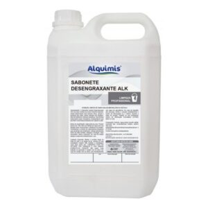 Descubra o Sabonete Desengraxante Liquido ALK, a solução ideal para uma limpeza eficaz. Com alta concentração de ativos e pH neutro, ele remove óleo, graxas e gorduras sem agredir a pele. Perfeito para uso em casa ou no comércio, disponível em fragrâncias Erva Doce e Floral. Sua fórmula suave e biodegradável garante uma experiência de uso agradável, respeitando o meio ambiente. Ideal para saboneteiras em diversos ambientes, este sabonete combina eficiência e versatilidade. Experimente uma limpeza superior com ALK.
