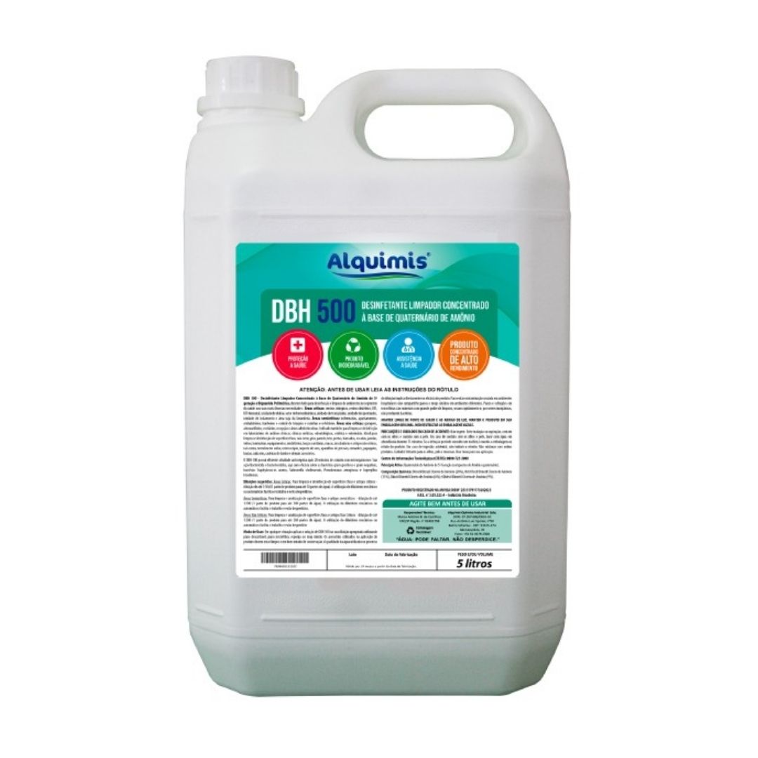 DBH 500 - Desinfetante Limpador Concentrado - Alquimis Química