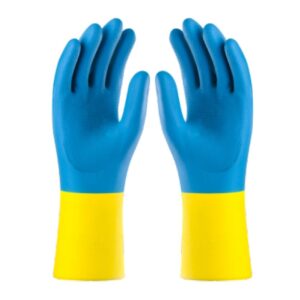 Luva de Latex Natural Bicolor