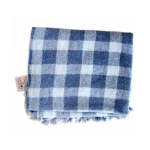 Pano para Chão Azul Xadrez 42x65cm