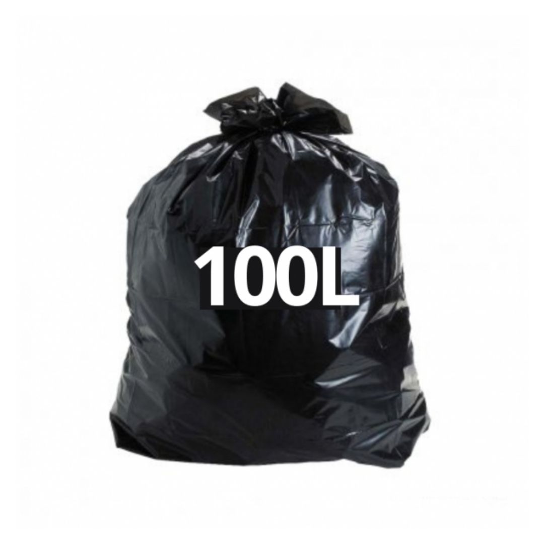 Saco para Lixo Reforçado 100L (100 unidades)