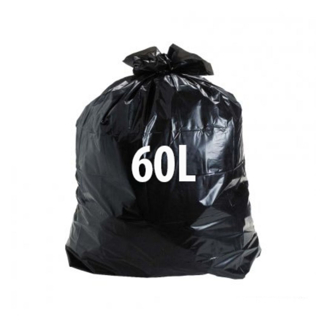 Saco para Lixo Reforçado 60L (100 unidades)