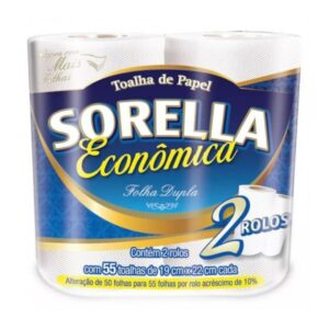 Papel Toalha para Cozinha 2 Rolos